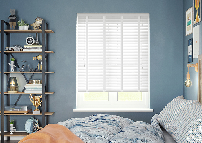 Ecowood Deluxe, Brilliant White Satin - Venetian Blind - Image 3